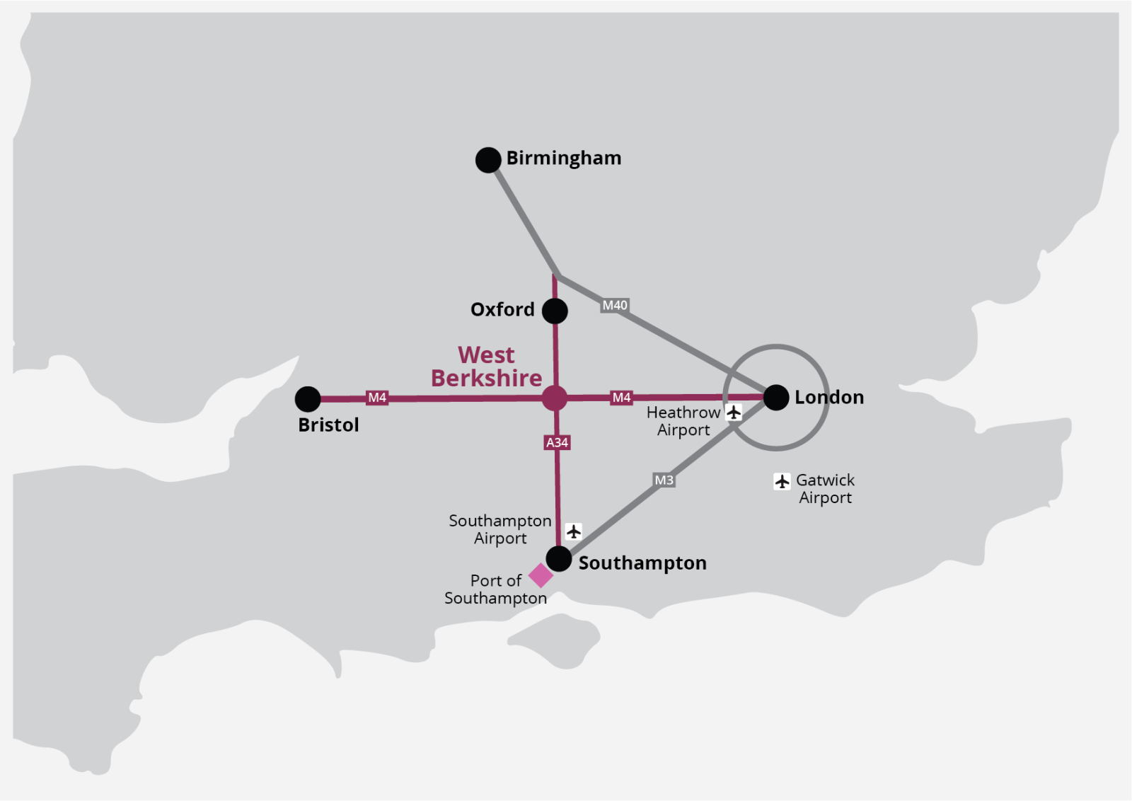 West Berkshire Map 