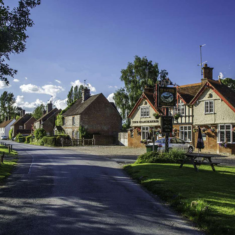 Bagnor Village in West Berkshire 